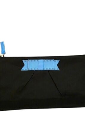 Lancome Light Blue Satin Cosmetic Pouch